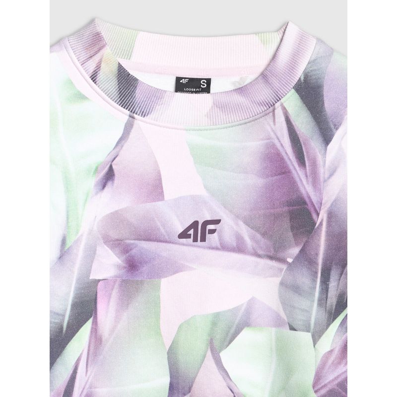 Women's sweatshirt without zipper and hood 4F 4FWAW25TSWSF2396-90A *Kategoria tymczasowa Your Sports Performance