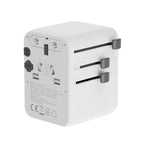 GEMBIRD UNIVERSAL TRAVEL ADAPTER 70W, WHITE Kable i adaptery/Adaptery, przejściówki Your Sports Performance