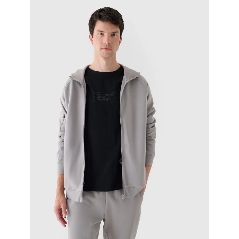 Men's zip-up hooded sweatshirt 4F 4FRAW24TSWSM1820-27S *Kategoria tymczasowa Your Sports Performance