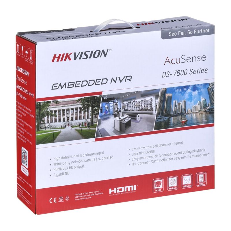 Hikvision DS-7608NXI-K1/8P Network Video Recorder (NVR) PoE 1U Black CCTV IP/Rejestratory Your Sports Performance