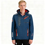 Geographical Norway Softshell ROYAUTE DB NAVY RED MEN 068 (WY2001H/GN/Navy / Red) Geographical Norway