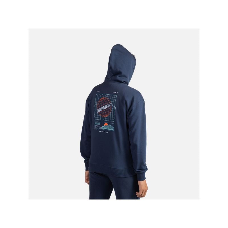 Men’s ROSSIGNOL Waterfall H Hoodie, Navy Blue