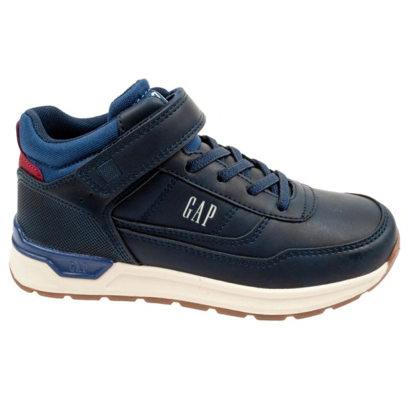 GAP Jack children's shoes, navy blue, ankle boots with Velcro
