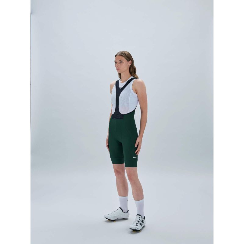 POC W's Cadence Bib Shorts Women's Cycling Bib Shorts, Green