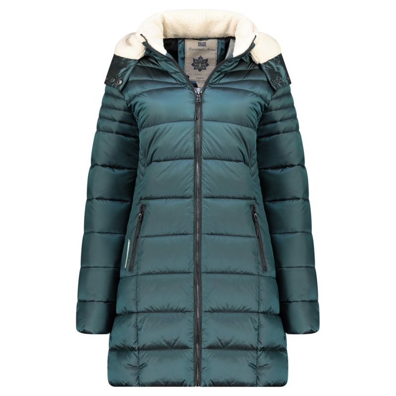 Geographical Norway CARENNE DGREEN DB LADY 0116 Women's Parka (WZ5516F/GN-DARK GREEN)