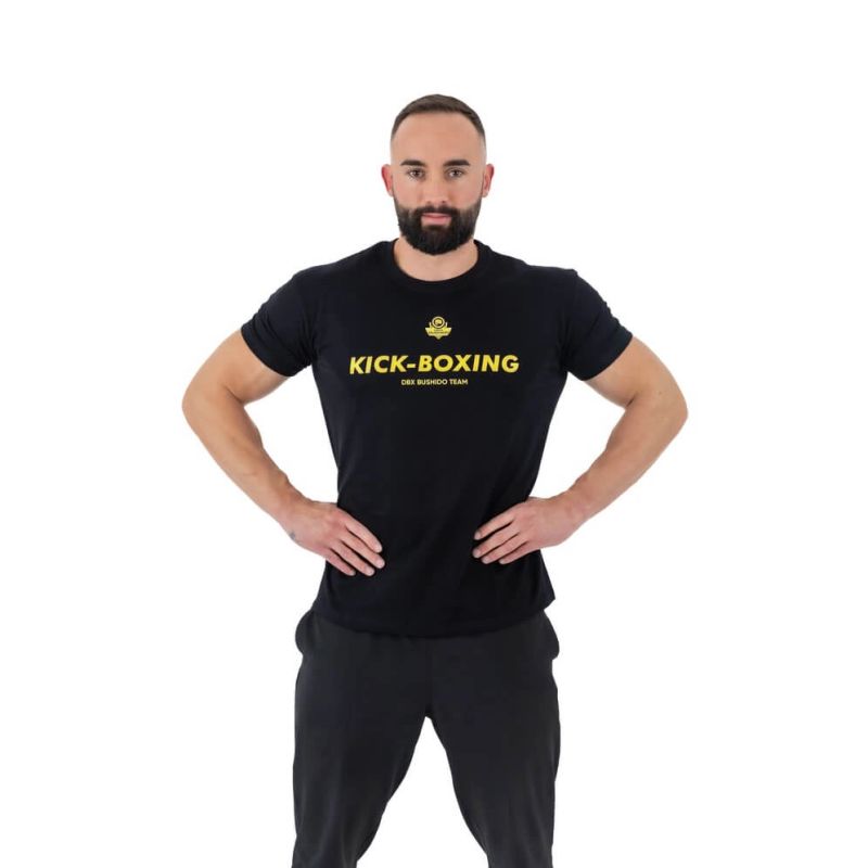 Cotton T-shirt "Kick-boxing" - M ODZIEŻ - Koszulki treningowe Your Sports Performance
