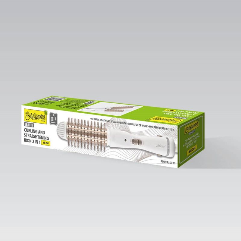 2-in-1 hair curler and straightener 55W MAESTRO MR-263 AGD - Produkty/Prostownice do włosów Your Sports Performance