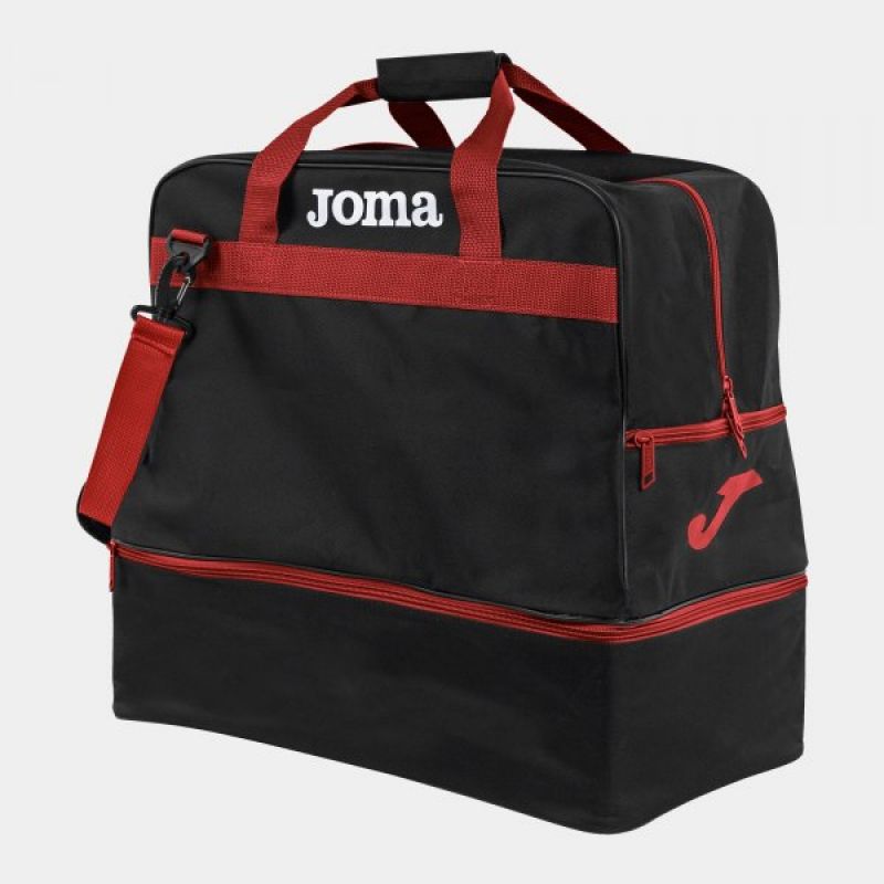 GRANDE TRAINING III SPORT BAG BLACK RED Accessories/Bags/Joma/With a double bottom Your Sports Performance