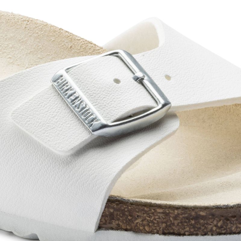 Birkenstock Madrid Birko-Flor White Women's Slides Regular Wide (0040731) Footwear/Lifestyle/Brinkenstock/Klapki/chodaki Birkenstock