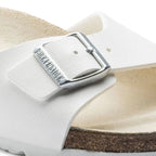 Birkenstock Madrid Birko-Flor White Women's Slides Regular Wide (0040731) Footwear/Lifestyle/Brinkenstock/Klapki/chodaki Birkenstock