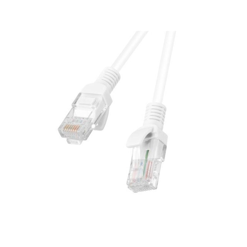 PATCHCORD CAT.6 UTP 1M WHITE FLUKE PASSED LANBERG 10-PACK Kable, gniazda i wtyki/Patchcable Your Sports Performance