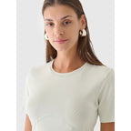Women's crop top slim plain 4F 4FRAW24TTSHF2581-47S *Kategoria tymczasowa Your Sports Performance