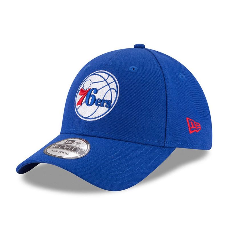 New Era 9FORTY NBA Philadelphia 76ers Blue Cap - 11405596 Odzież/Czapki/Czapki z daszkiem Your Sports Performance