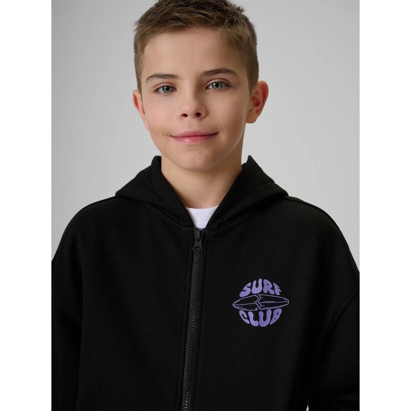 Boy's loose hooded sweatshirt 4F 4FJRSS26TSWSM2934-20S