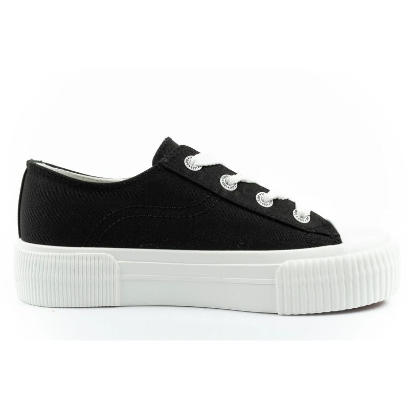 Lee women's sports shoes Isla sneakers black platform comfortable Lee