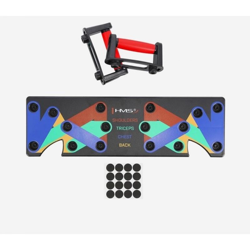 HMS PU10 multifunctional push-up board red In preparation Your Sports Performance