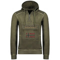 Geographical Norway Gymclass EO Tiedye Badge sweatshirt M WU8270H-GNO-KAKI Clothing/Outdoor/Geographical Norway Your Sports Performance