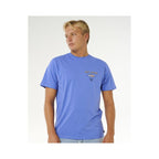 Men's RIP CURL Fade Out Icon Tee Blue