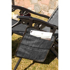 FOLDABLE GARDEN DECK CHAIR WITH CANOPY 173X52/65X110CM GRAY Home and Garden/Garden Your Sports Performance