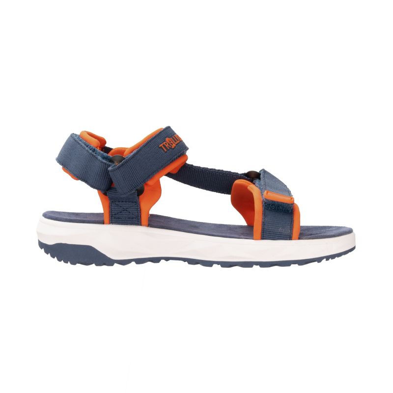 Trollkids Kids Lysefjord Sandal mystic blue/orange (666-142) Trollkids