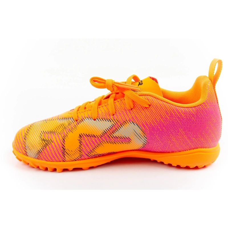 Puma Future 8 Play TT children's turf sports shoes, orange Puma