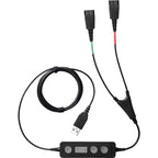 Jabra 265-09 Audio Cable USB2.0 2x QD Black Elektronika i akcesoria/Kable Your Sports Performance