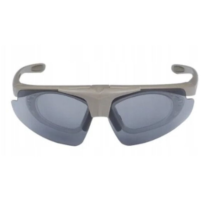 Wosport Tan Shooting Glasses - 3 Interchangeable Lenses, Strap Strzelectwo/Ochrona oczu Your Sports Performance