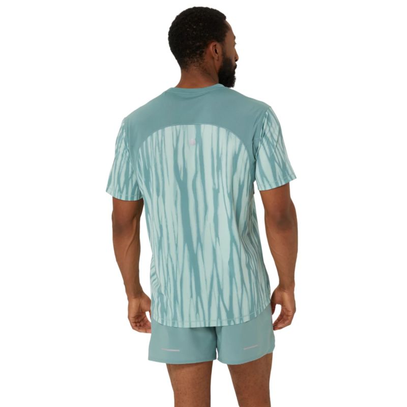Asics Road All Over Print SS Top M 2011D092-300 T-shirt Clothing/Running Asics