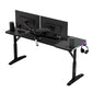 Huzaro Hero 4.6 RGB Black Gaming Desk Gaming PC/Stoliki i biurka Your Sports Performance