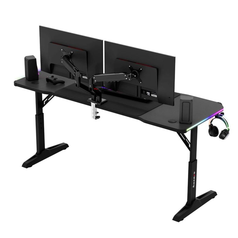 Huzaro Hero 4.6 RGB Black Gaming Desk Gaming PC/Stoliki i biurka Your Sports Performance