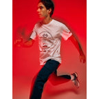 Men's regular printed T-shirt 4F 4FRAW26TTSHM4470-10S