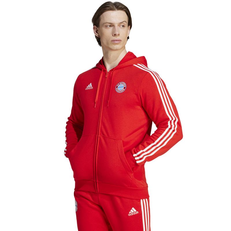 adidas FC Bayern Dna Full-Zip M sweatshirt HY3284 Clothing/Football Adidas