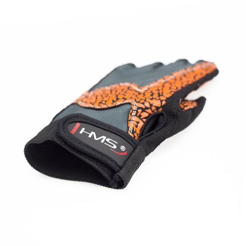 Gloves for the gym Oragne / Gray W HMS RST03 rL Accessories/Gloves Your Sports Performance