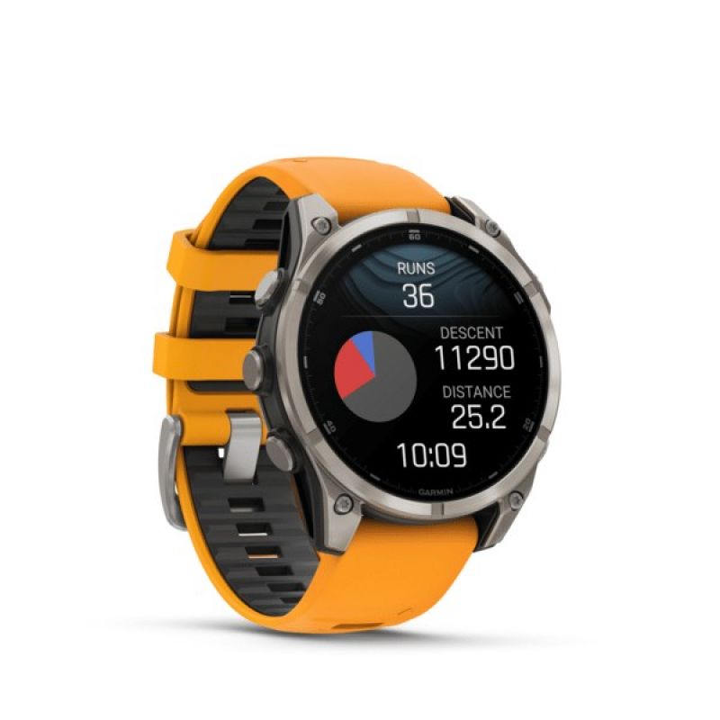 Garmin Fenix 8 47mm AMOLED - Sapphire Titan Akcesoria sportowe i turystyczne/Zegarki sportowe Your Sports Performance