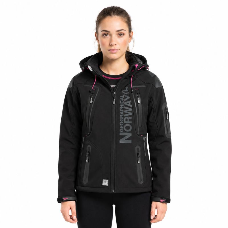 Women’s Softshell Jacket Geographical Norway TISLANDE LADY BLACK 007 (WU4016F/GN-BLACK)