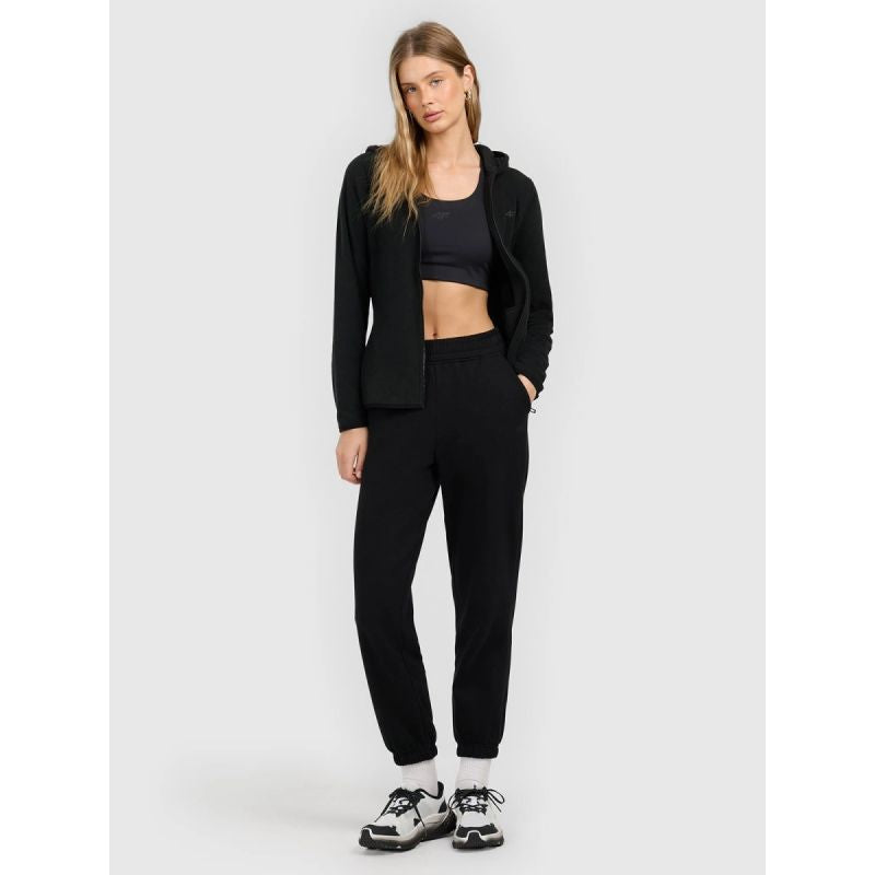 Women's slim fleece with hood 4F 4FRAW25TFLEF495-20S 4f