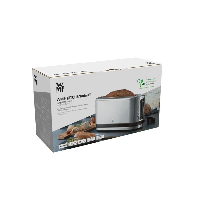 WMF toaster, 2 slices, silver, stainless steel, power 900 W, input voltage AC 220-240 V, frequency 50/60 Hz, width 366 mm, depth 110 mm, height 156 mm AGD - Produkty/Tostery Your Sports Performance