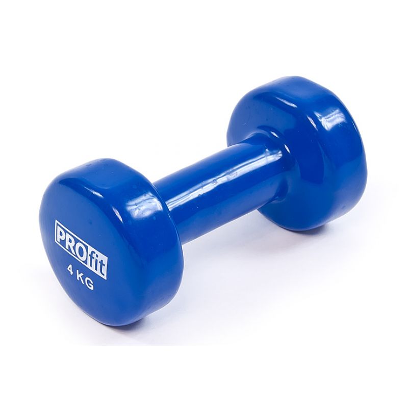 Vinyl dumbbell Profit 4 kg blue DK 4102 Accessories/Training equipment Your Sports Performance