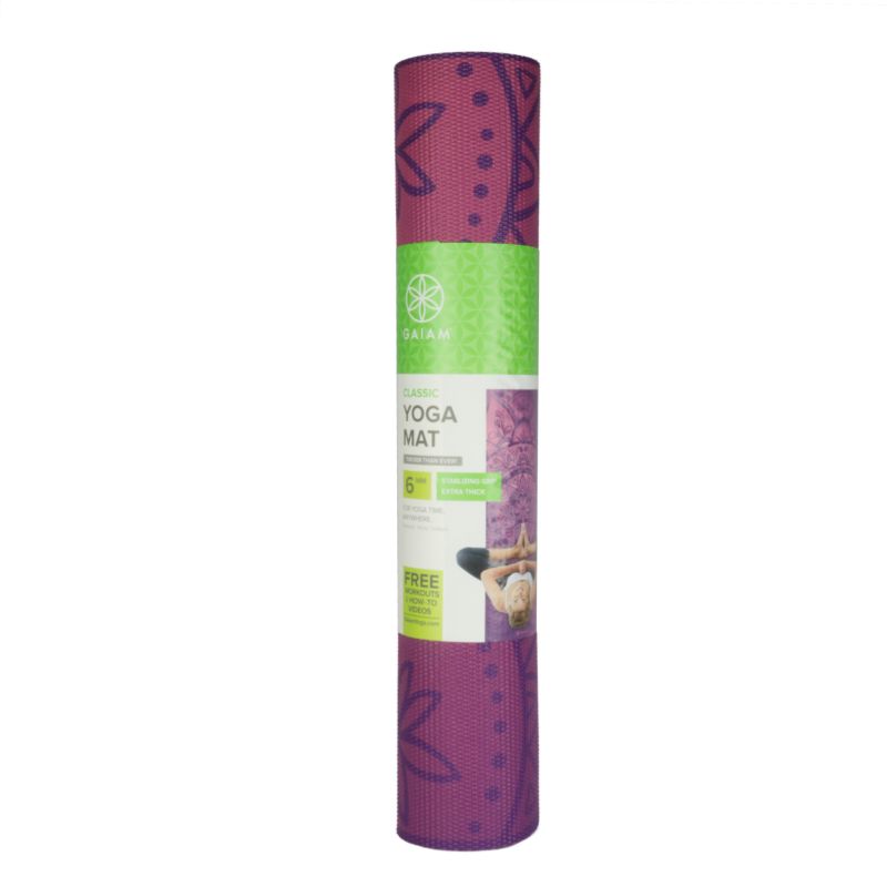 Yoga Mat Gaiam Premium Athenian Rose 6 mm 63958 Accessories/Training equipment Your Sports Performance