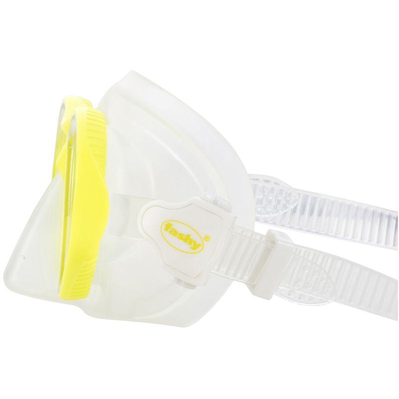 Fashy “Adventure II” Diving Mask, Yellow/Transparent