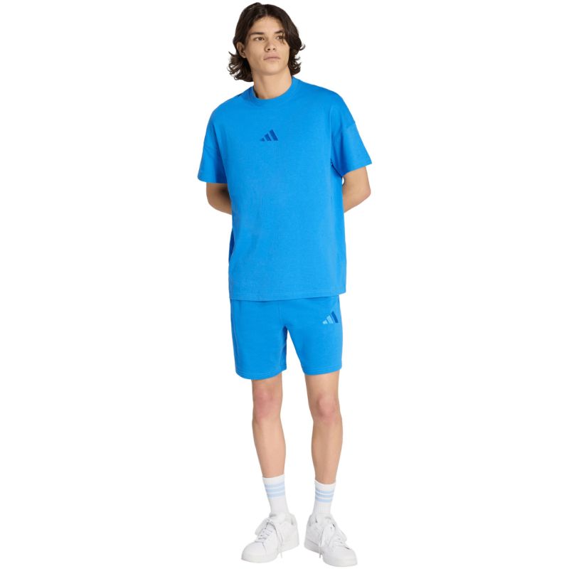 Men's adidas ALL SZN French Terry shorts light blue KC3158
