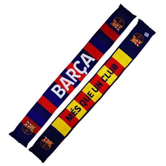 FC Barcelona Double Knitted Scarf N27 5004BUD27 Accessories Your Sports Performance