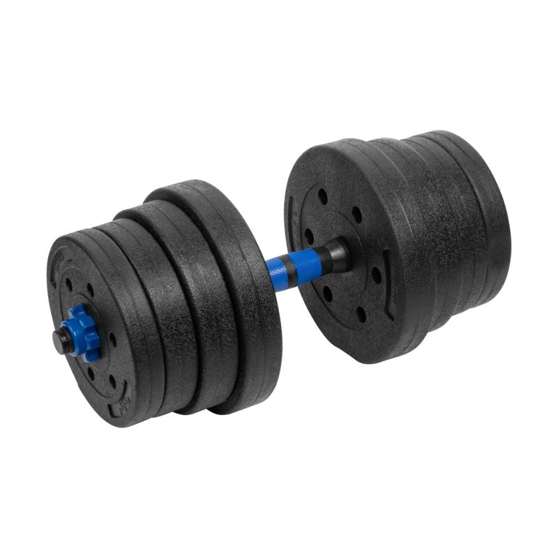 Bituminous adjustable dumbbells with connector 2x15kg REBEL ACTIVE In preparation Your Sports Performance