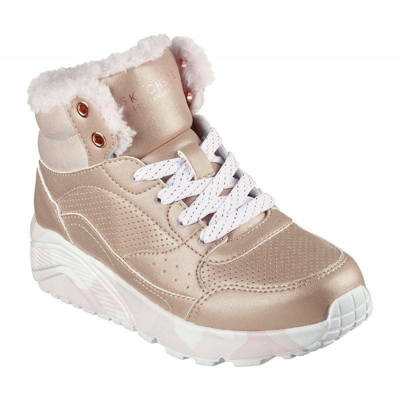 Skechers UNO LITE CAMO DAZZLE JR shoes 310485L-GDPK Footwear/Lifestyle/Skechers Skechers