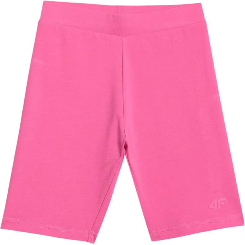 Girls' shorts 4F CAS F028 dark pink 4FJWSS26TSTIF028 53S