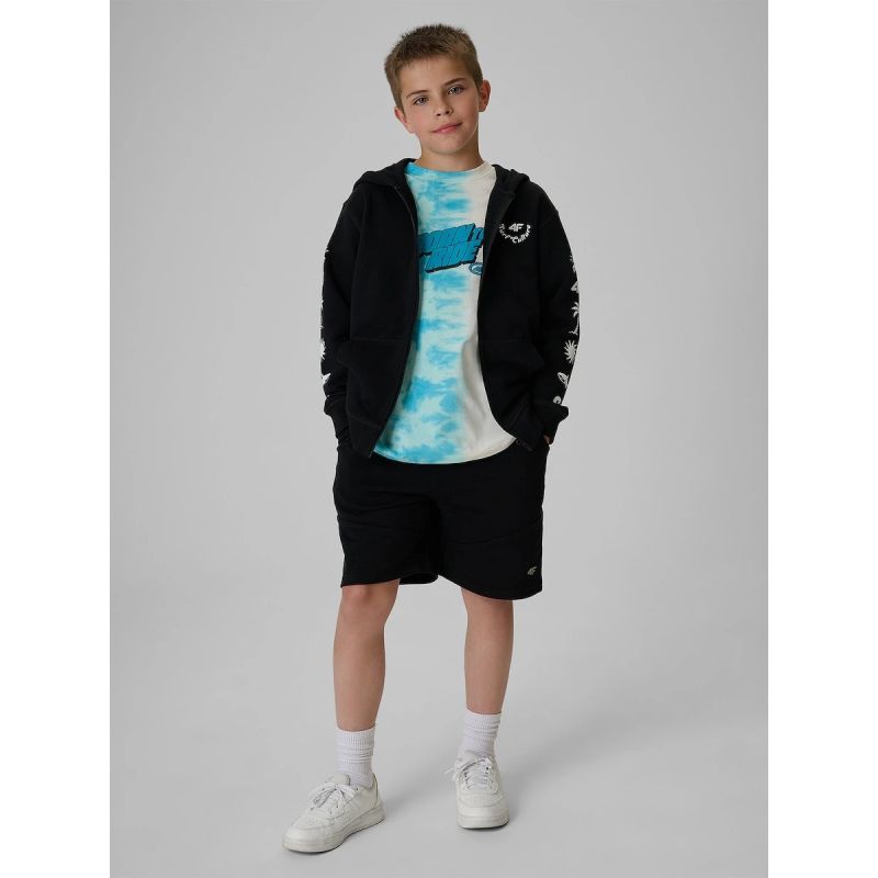 Boy's cotton T-shirt 4F 4FJRSS26TTSHM4168-90A