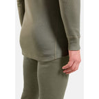 Odlo BL TOP crew neck l/s ACTIVE WARM long sleeve thermal underwear size M Gray Odzież militarna/Bielizna termoaktywna Your Sports Performance