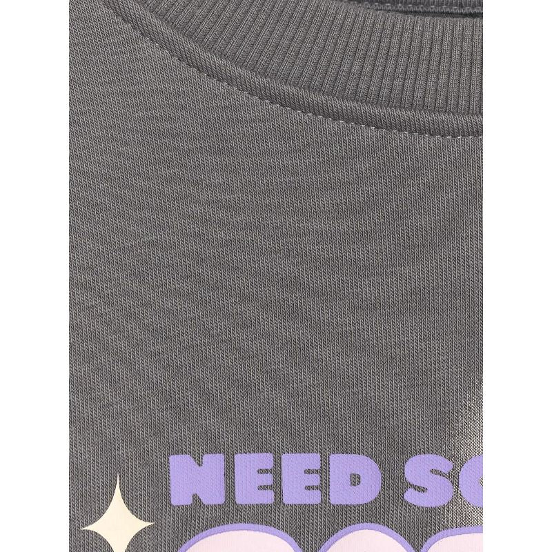 Oversized sweatshirt without a hood for girls 4F 4FJRAW25TSWSF2438-22S 4f