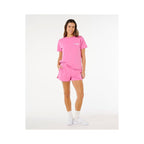 RIP CURL Surf Puff Party Pack Relaxed Pink Women's T-Shirt