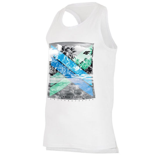 T-shirt 4F M H4L19-TSM025 10S white Clothing/Lifestyle/T-shirts Your Sports Performance